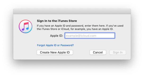 create new apple id itunes